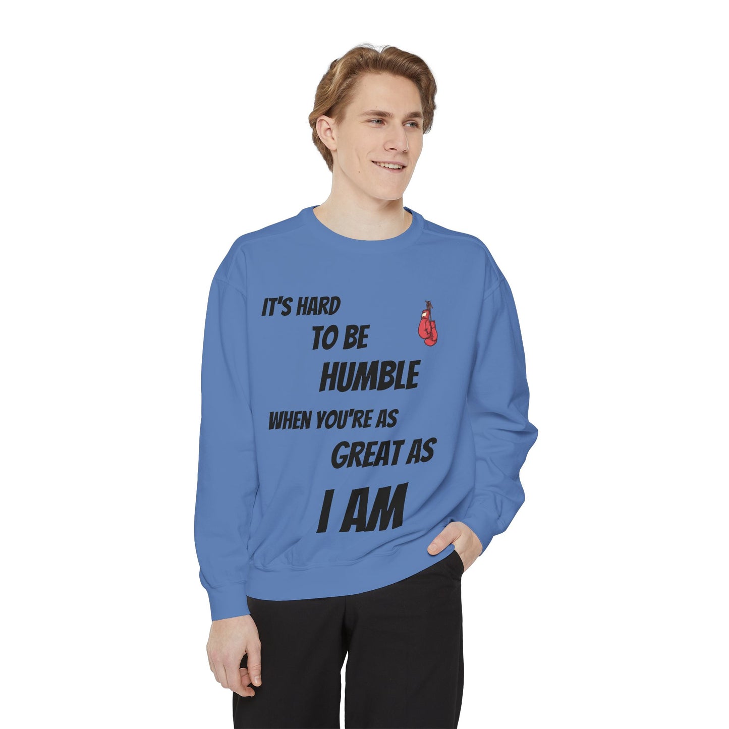 Muhammed Ali Unisex Garment-Dyed Sweatshirt