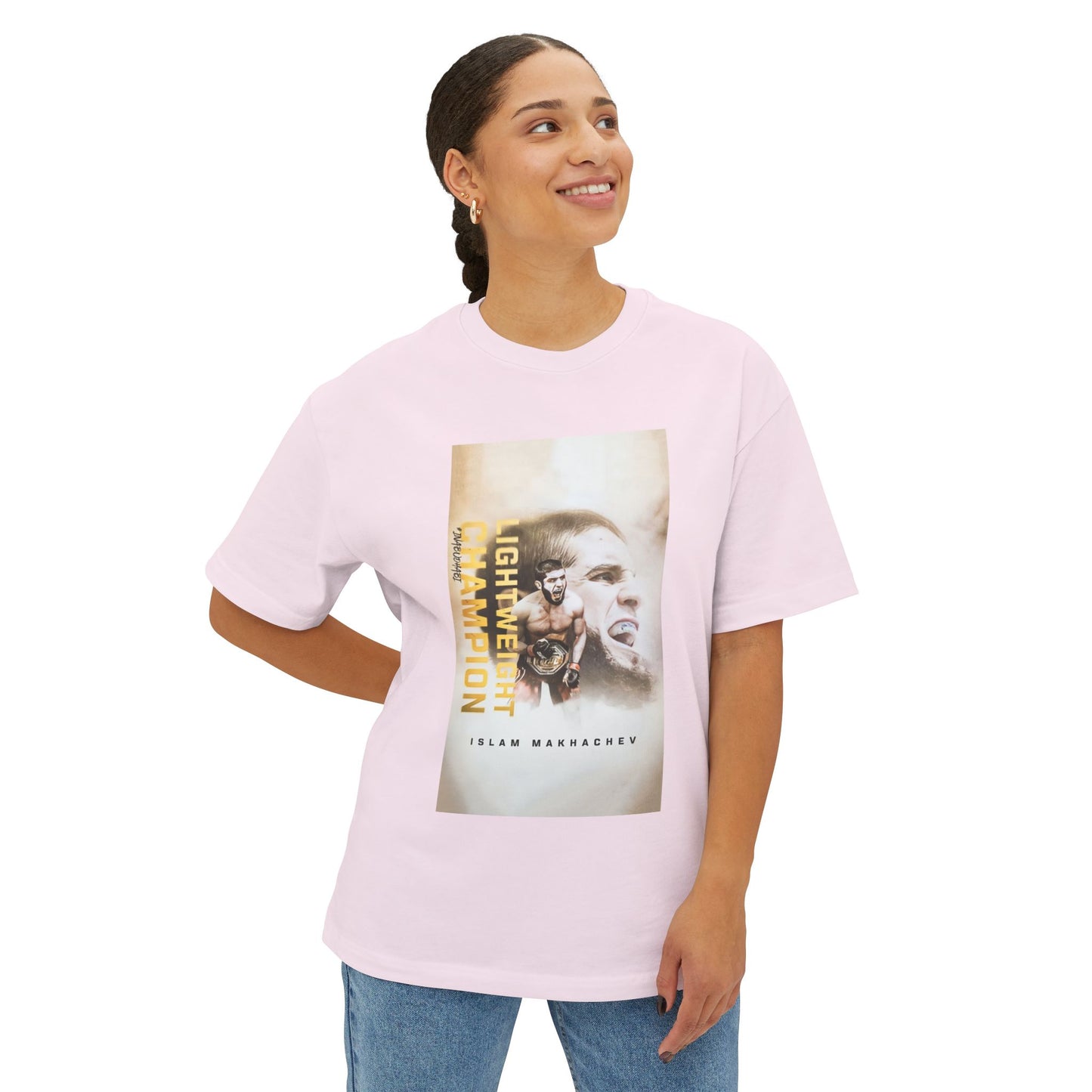 Islam Makhachev Unisex Oversized Boxy Tee