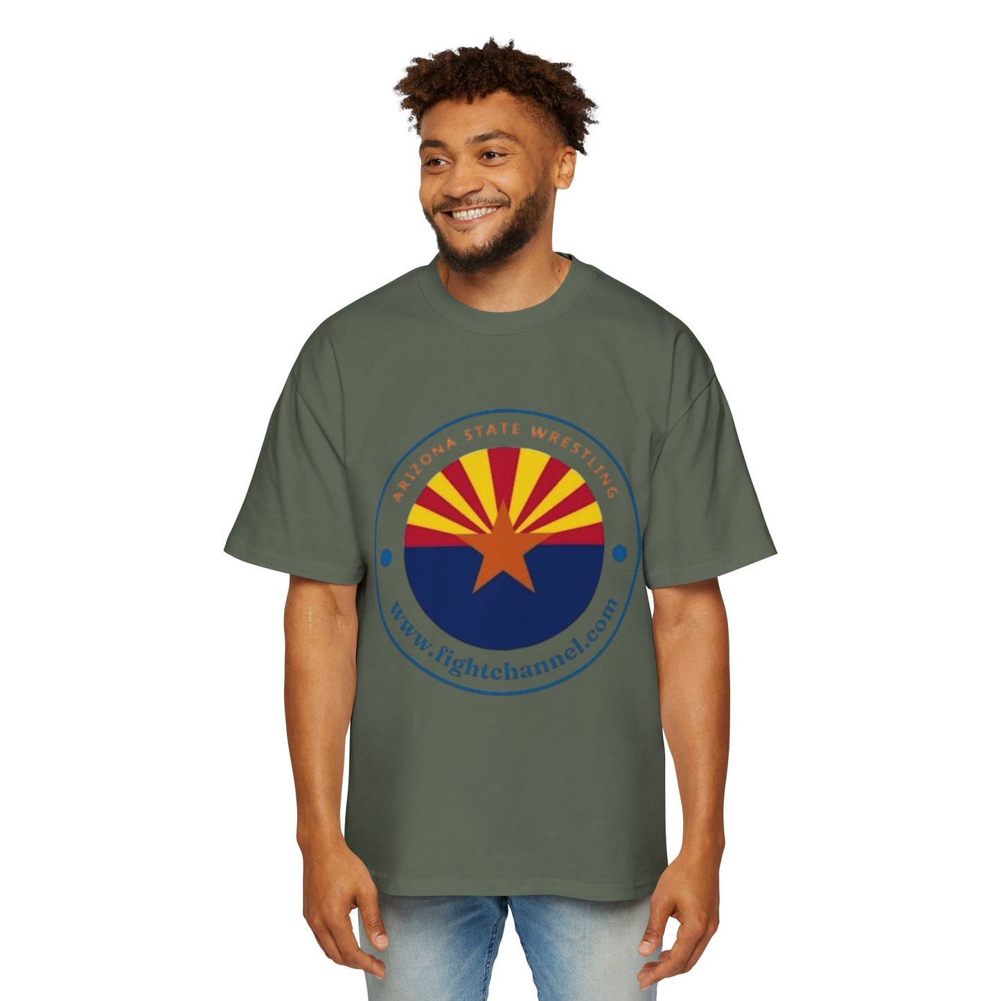 Arizona Wrestling Men's Heavy Oversized Tee