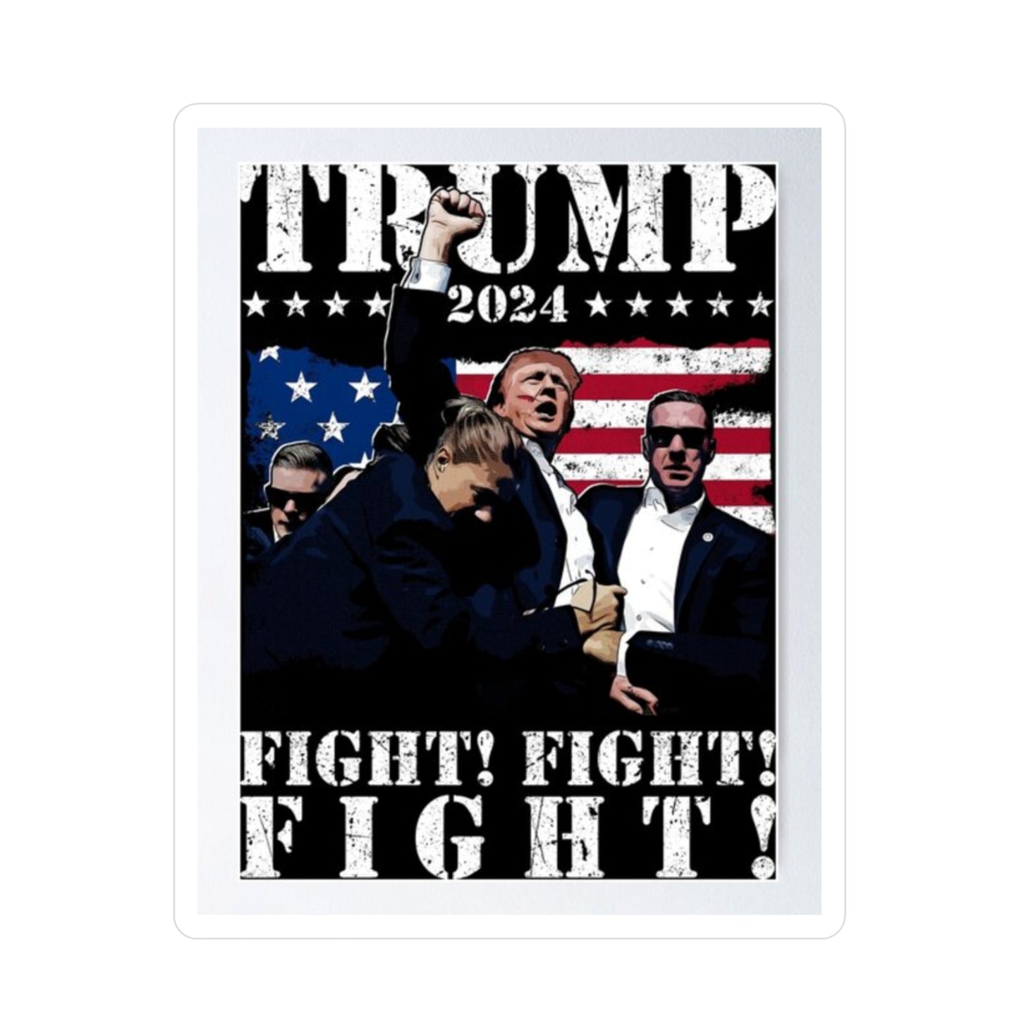 Donald Trump Kiss-Cut Vinyl Decals