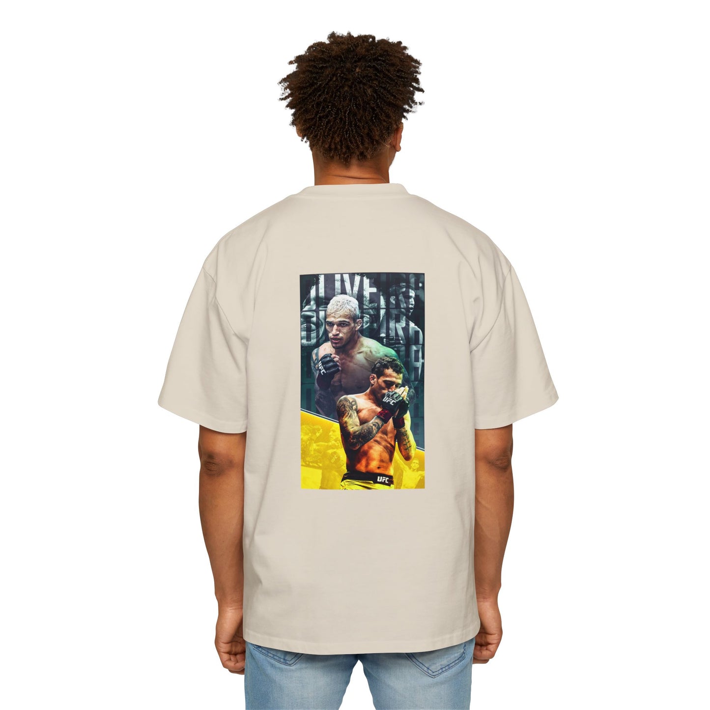 Charles Oliveira Men's Heavy Oversized Tee