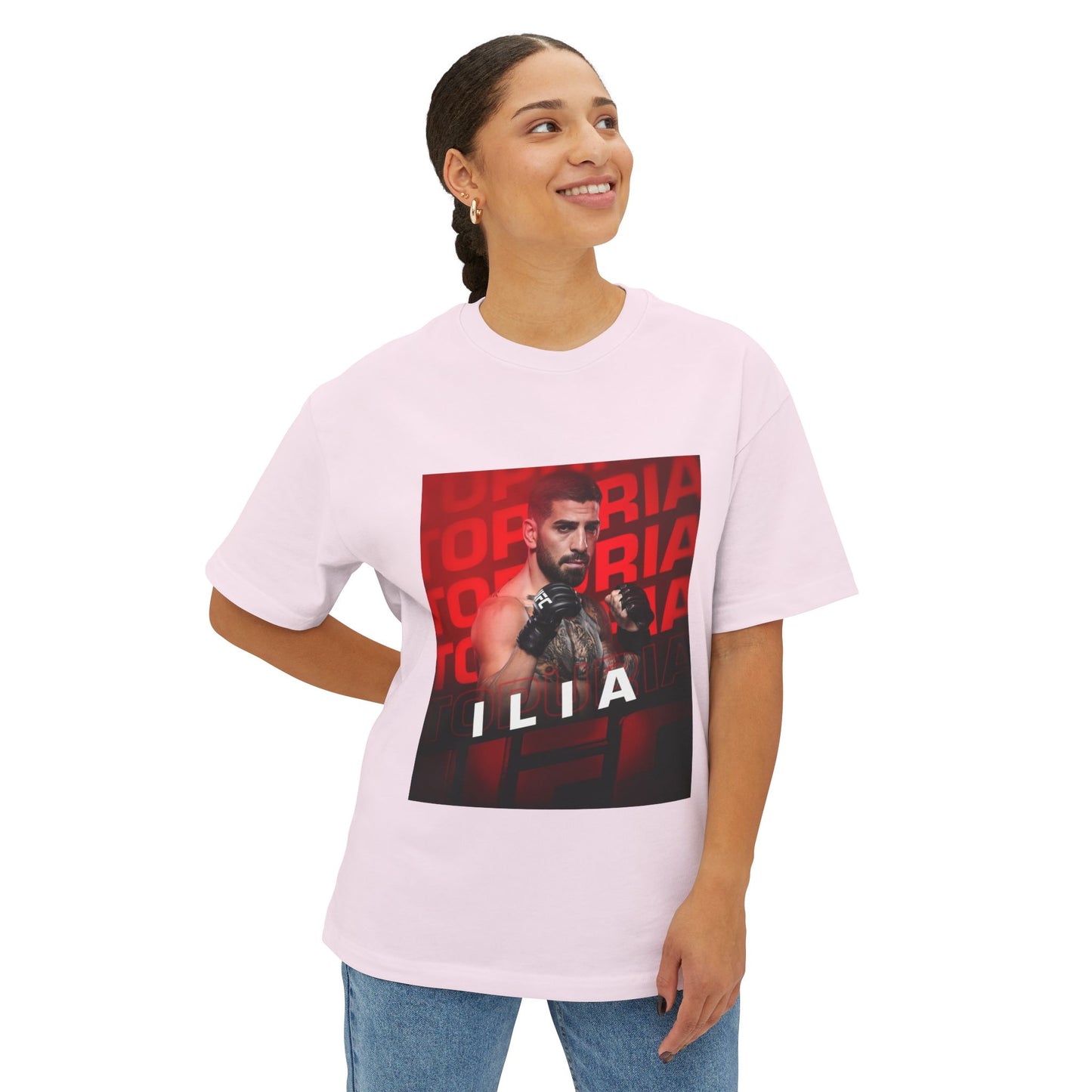 Ilia Topuria Unisex Oversized Boxy Tee