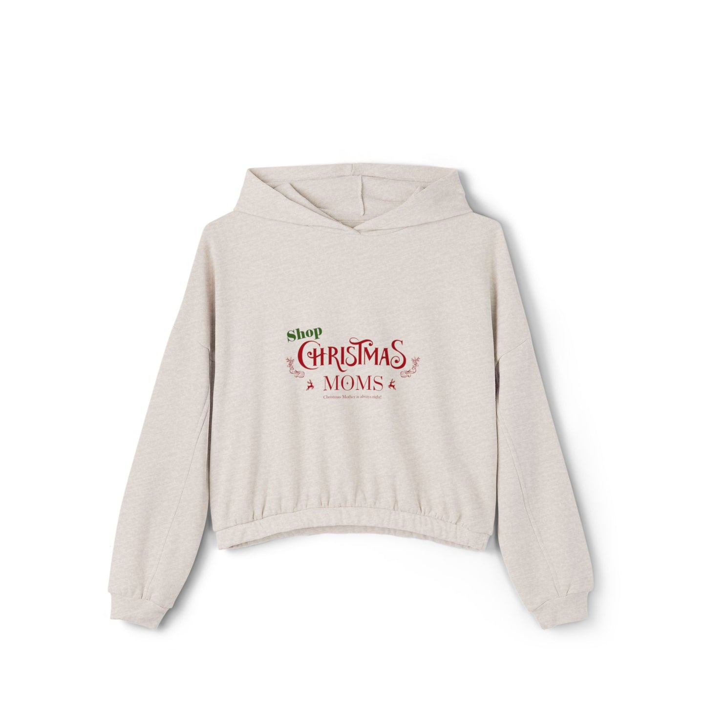 Shop Christmas Moms Women's Cinched Bottom Hoodie