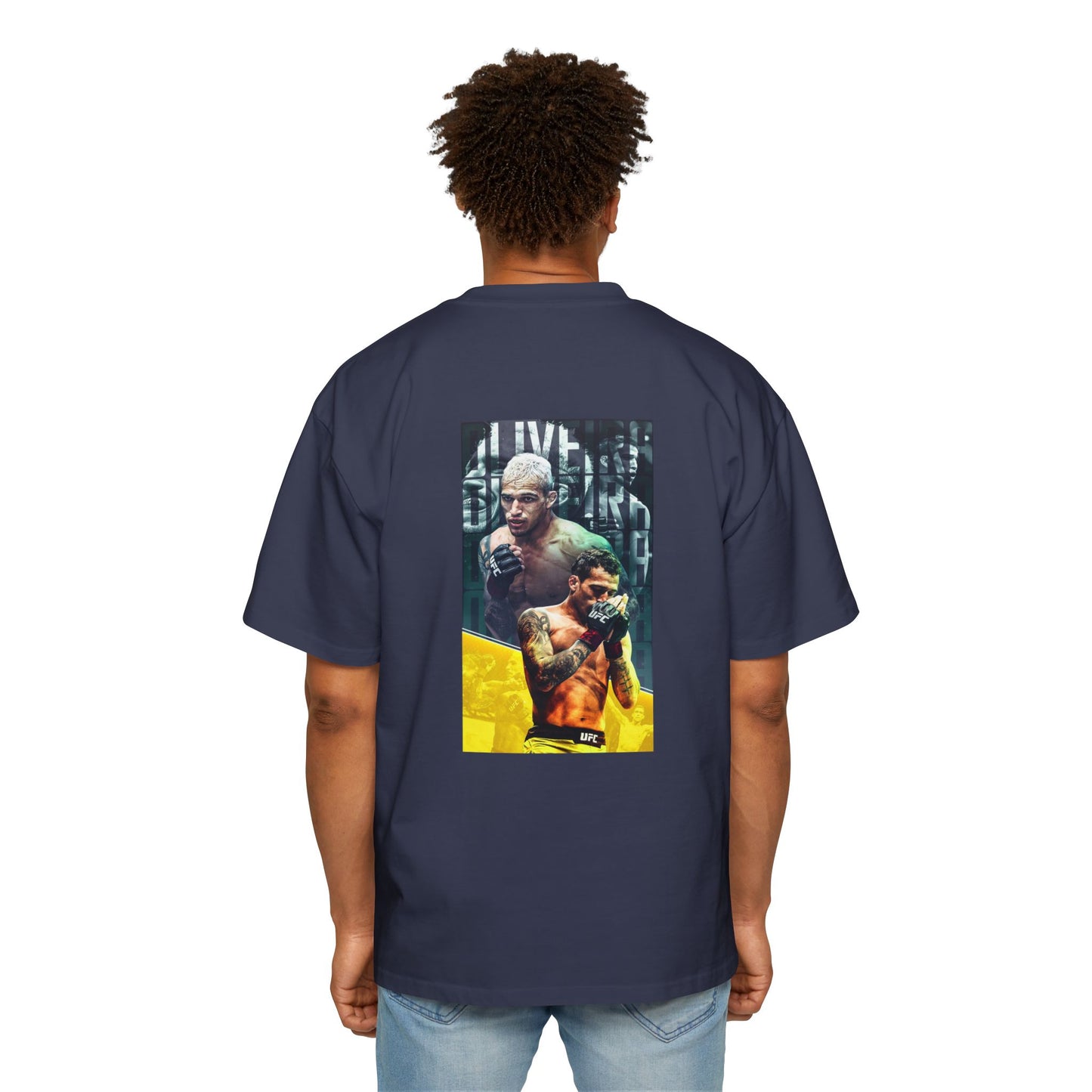 Charles Oliveira Men's Heavy Oversized Tee