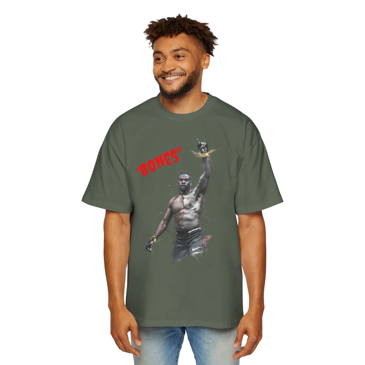 Jon 'Bones' Jones Men's Heavy Oversized Tee