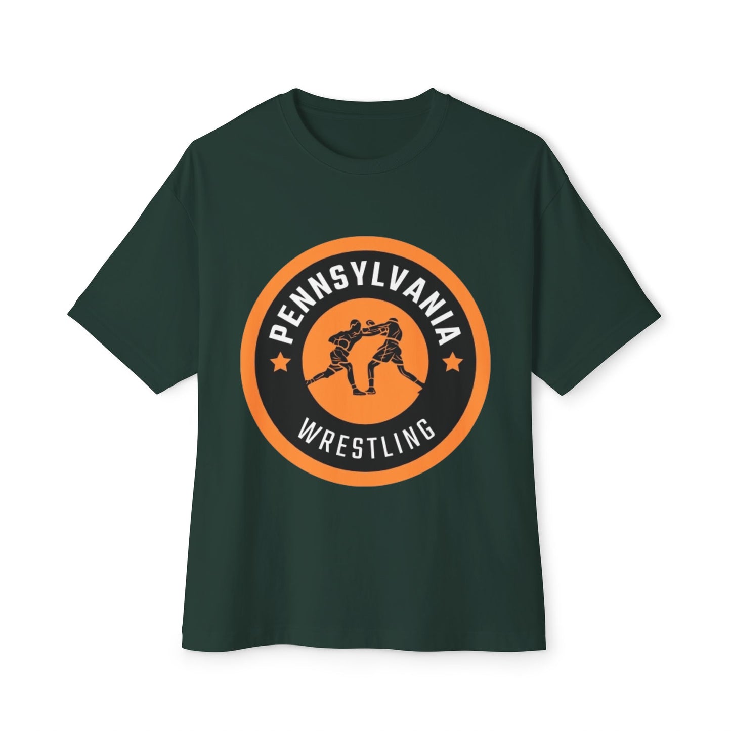 Pennsylvania Wrestling Unisex Oversized Boxy Tee