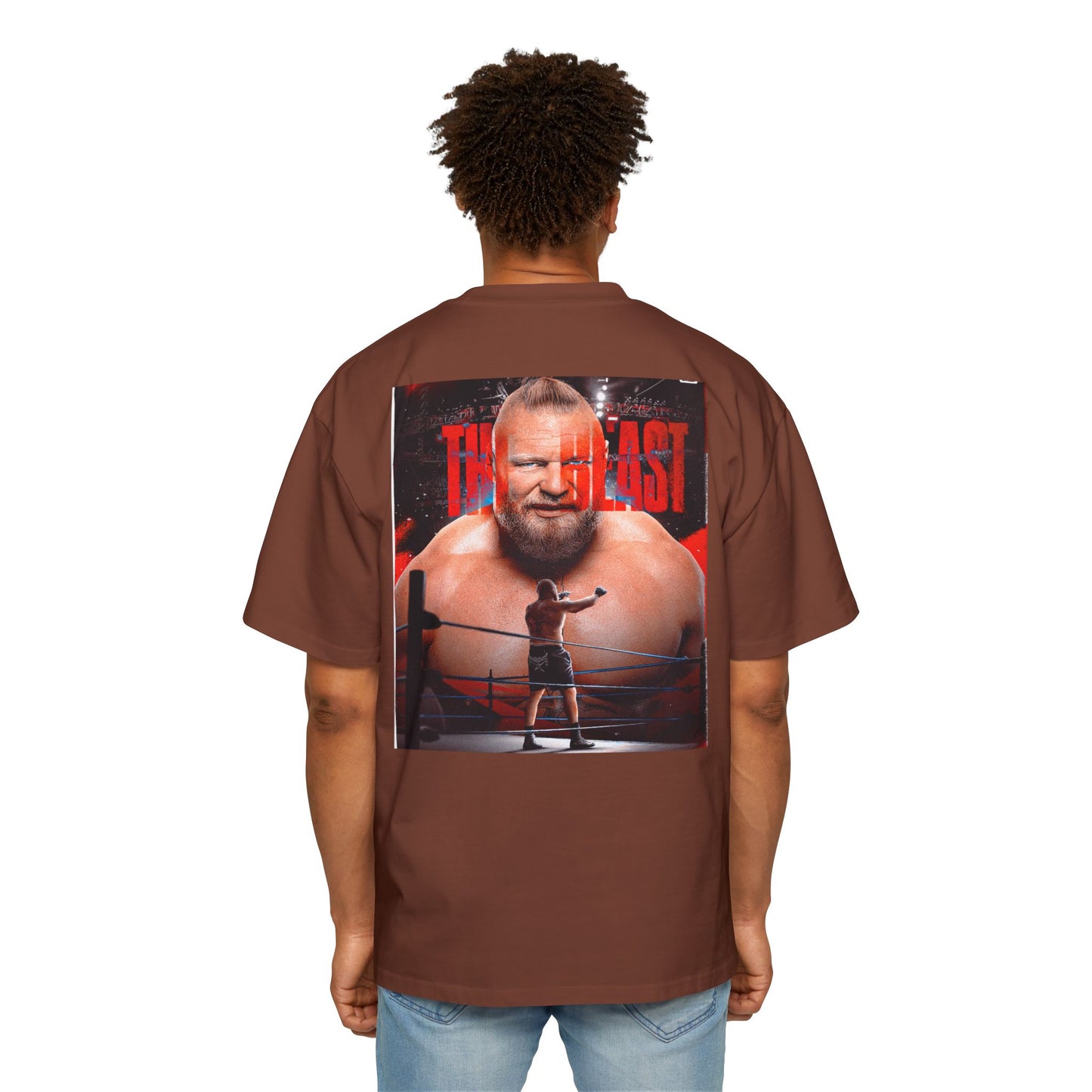 Brock Lesner Men's Heavy Oversized Tee