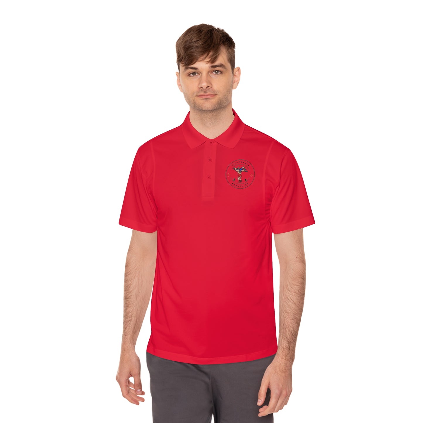 California Wrestling Men's Sport Polo Shirt