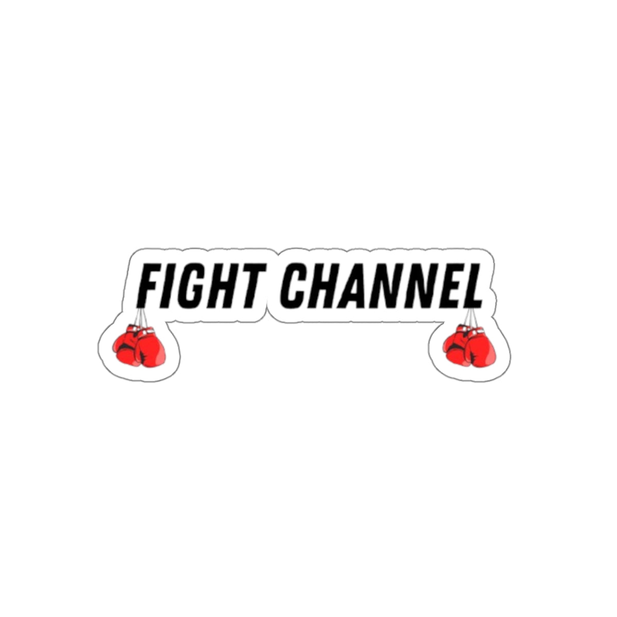 FIGHT CHANNEL Kiss-Cut Stickers