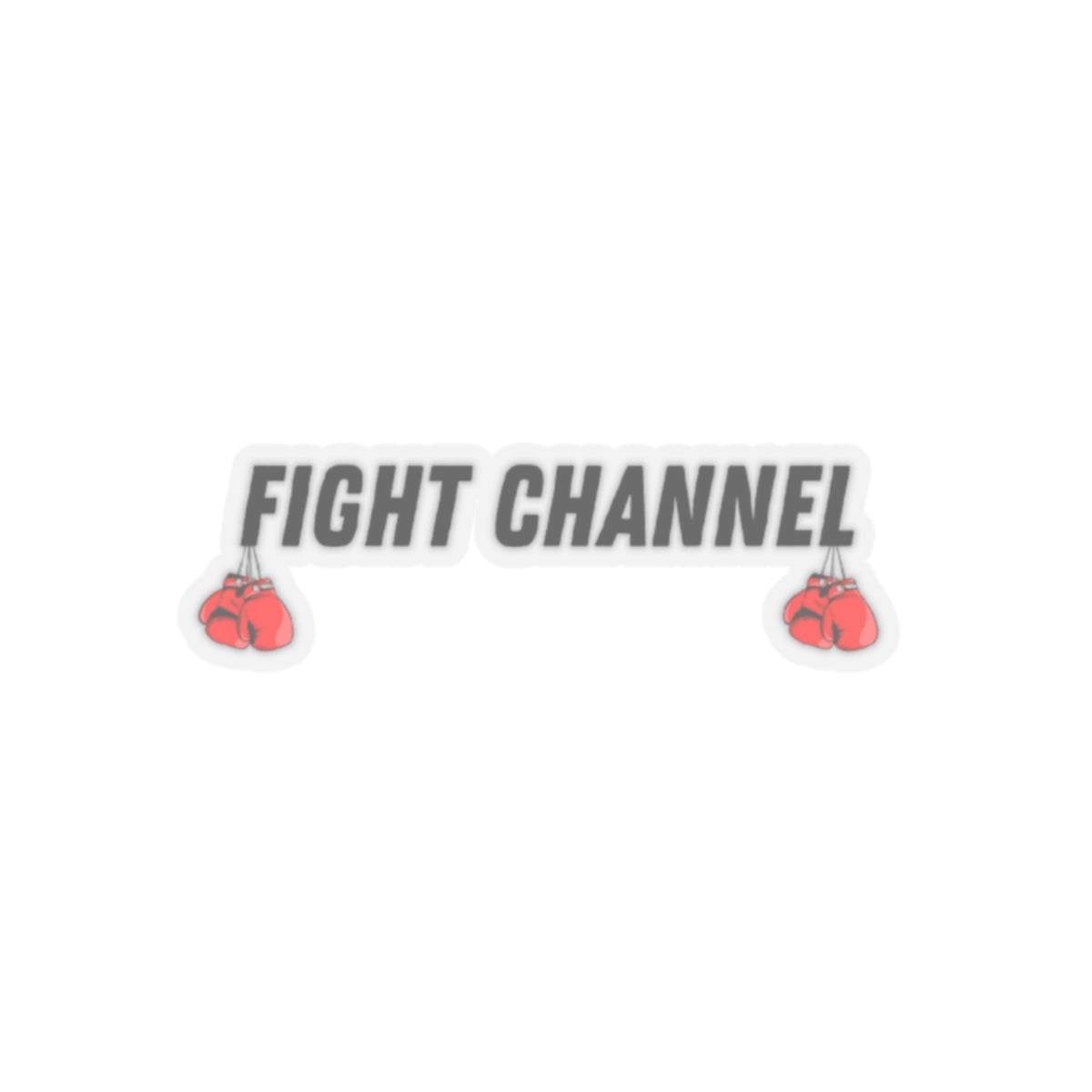 FIGHT CHANNEL Kiss-Cut Stickers