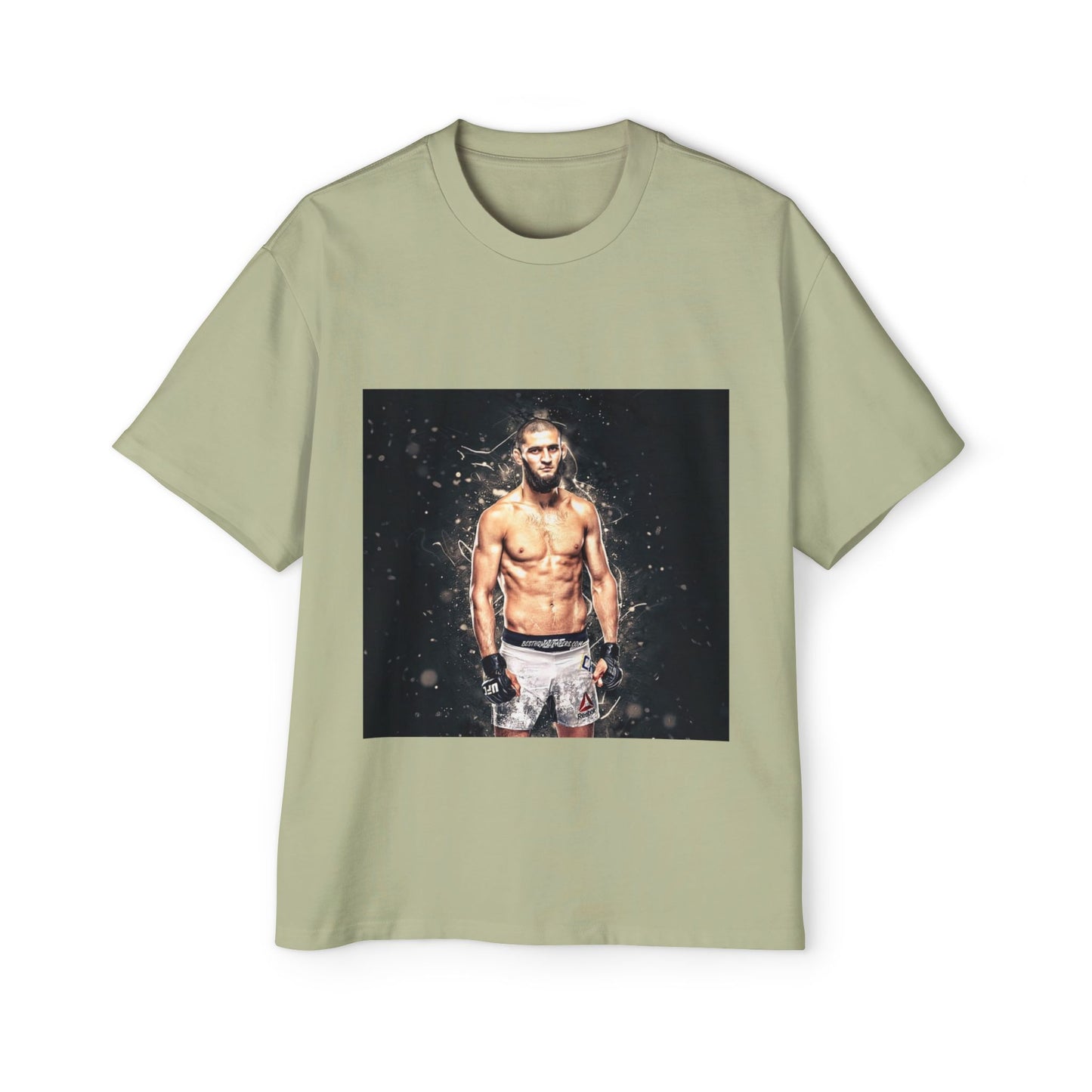 Khamzat Chimaev Men's Heavy Oversized Tee