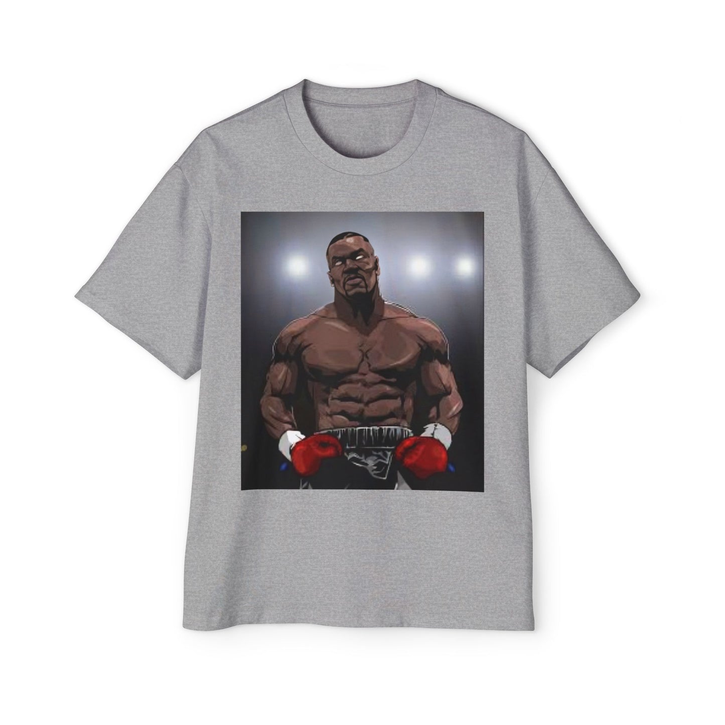 Mike Tyson Fight Channel Men's Heavy Oversized Tee