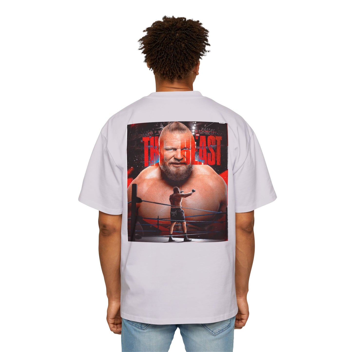 Brock Lesner Men's Heavy Oversized Tee