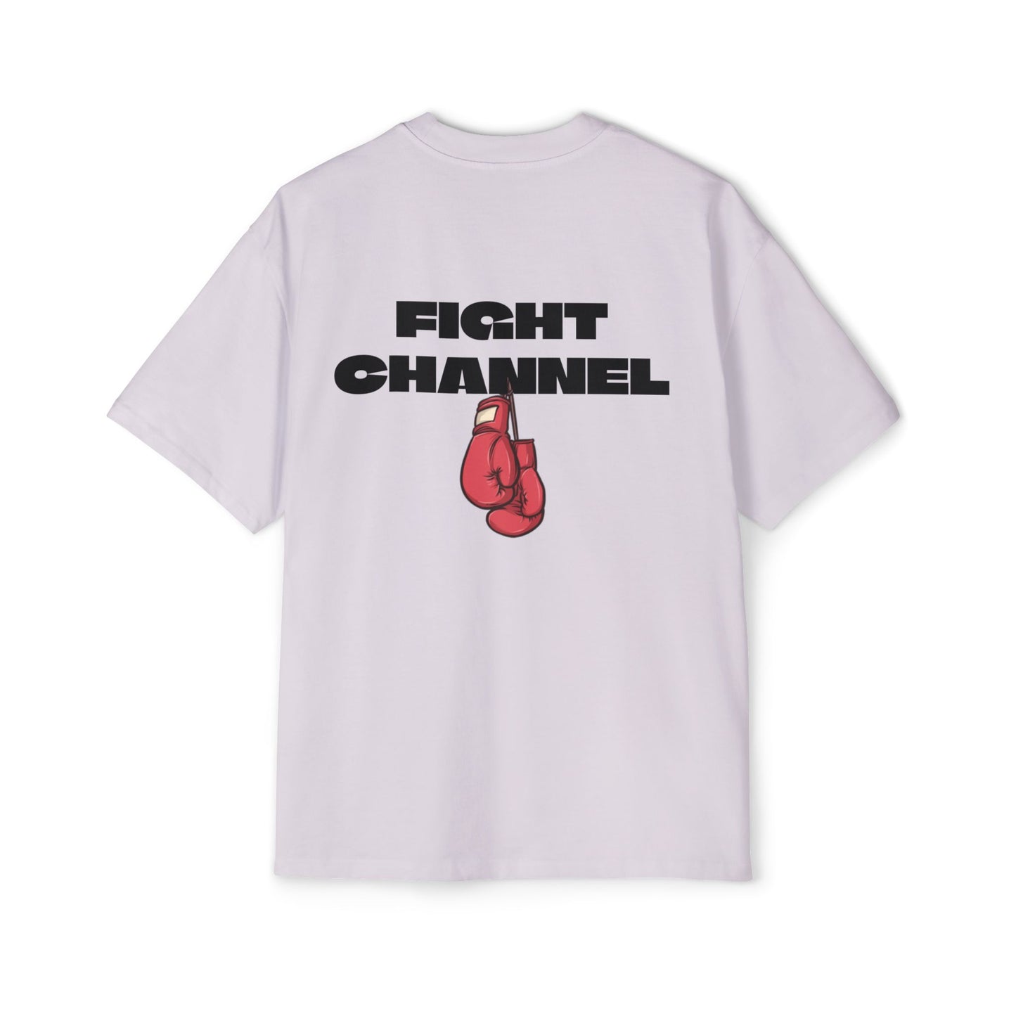 FIGHT CHANNEL Men's Heavy Oversized Tee