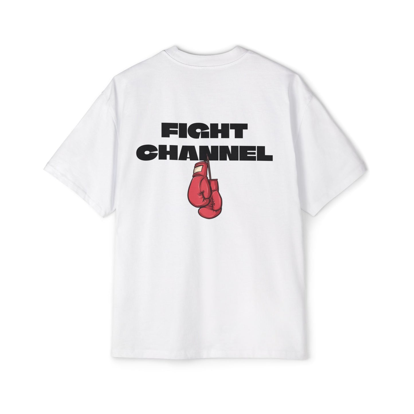 FIGHT CHANNEL Men's Heavy Oversized Tee