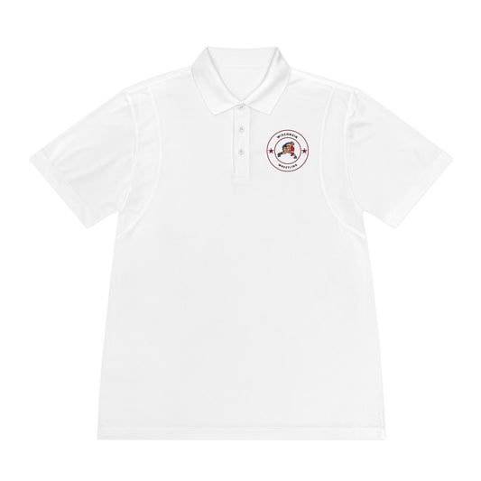 Wisconsin Wrestling Men's Sport Polo Shirt