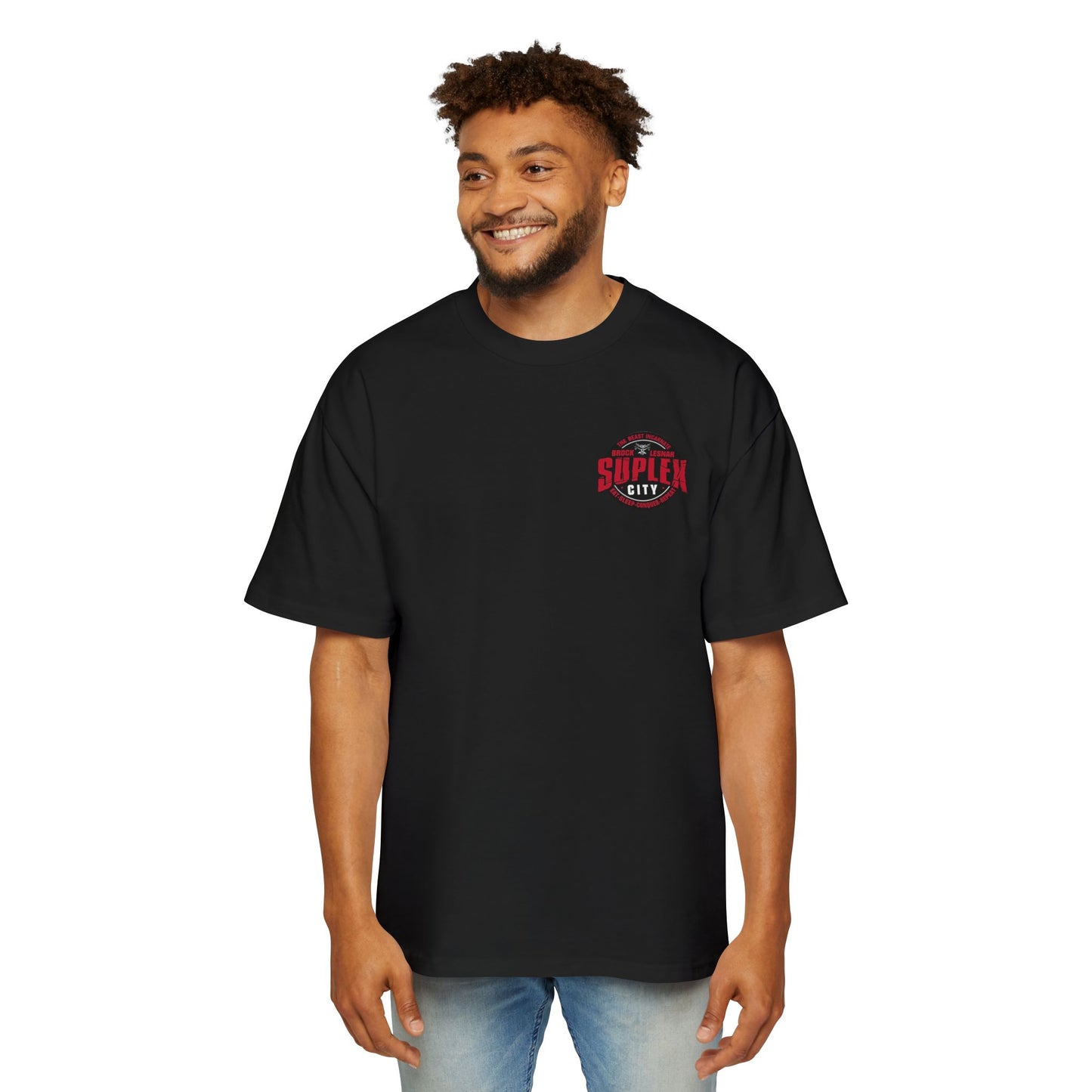 Brock Lesner Men's Heavy Oversized Tee