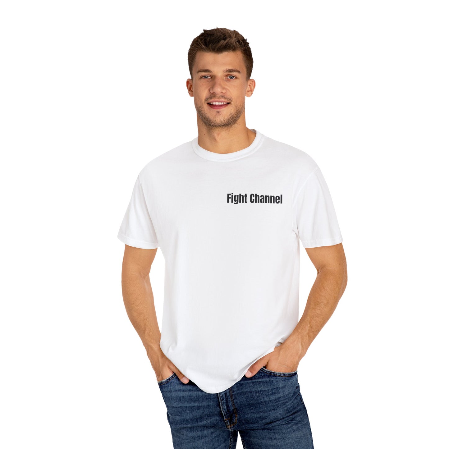 Fight Channel Roman Reigns Unisex Garment-Dyed T-shirt