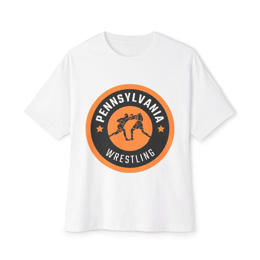 Pennsylvania Wrestling Unisex Oversized Boxy Tee