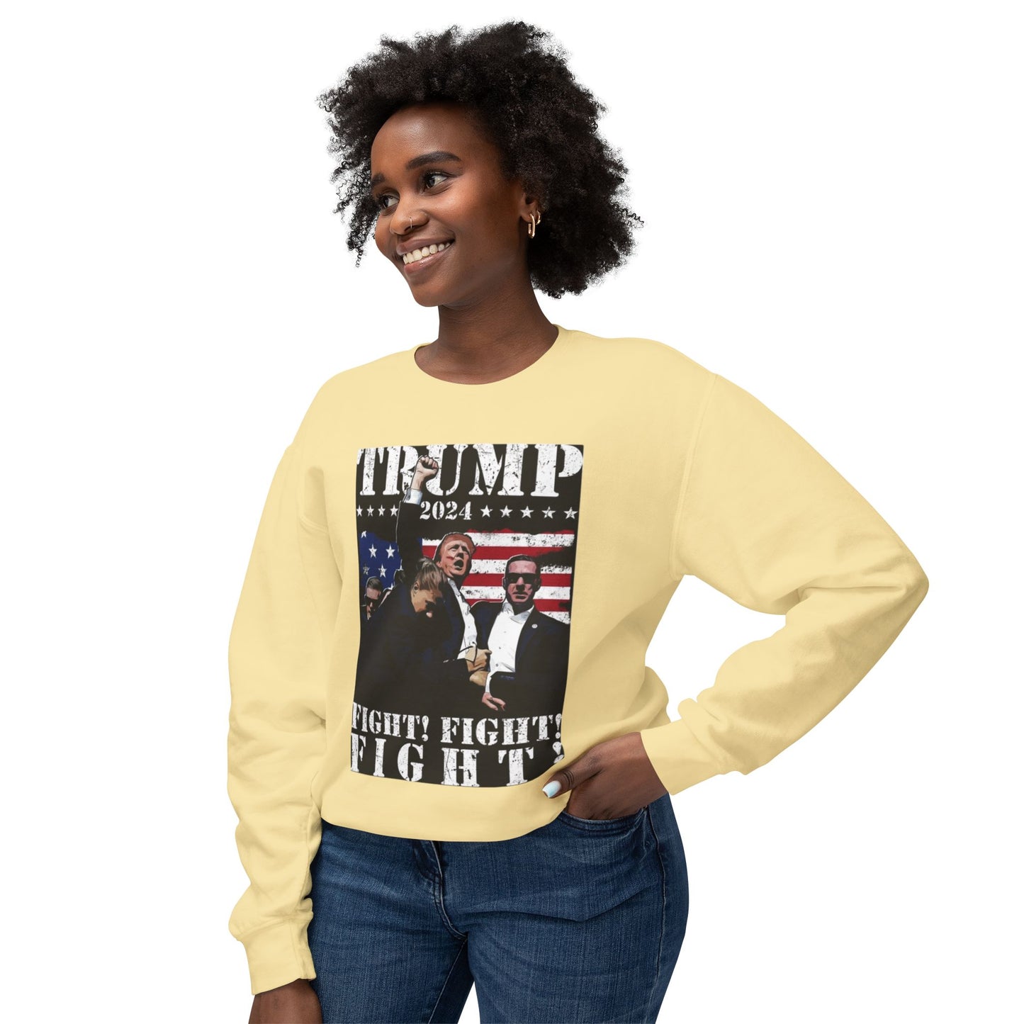 Donald Trump Unisex Lightweight Crewneck Sweatshirt