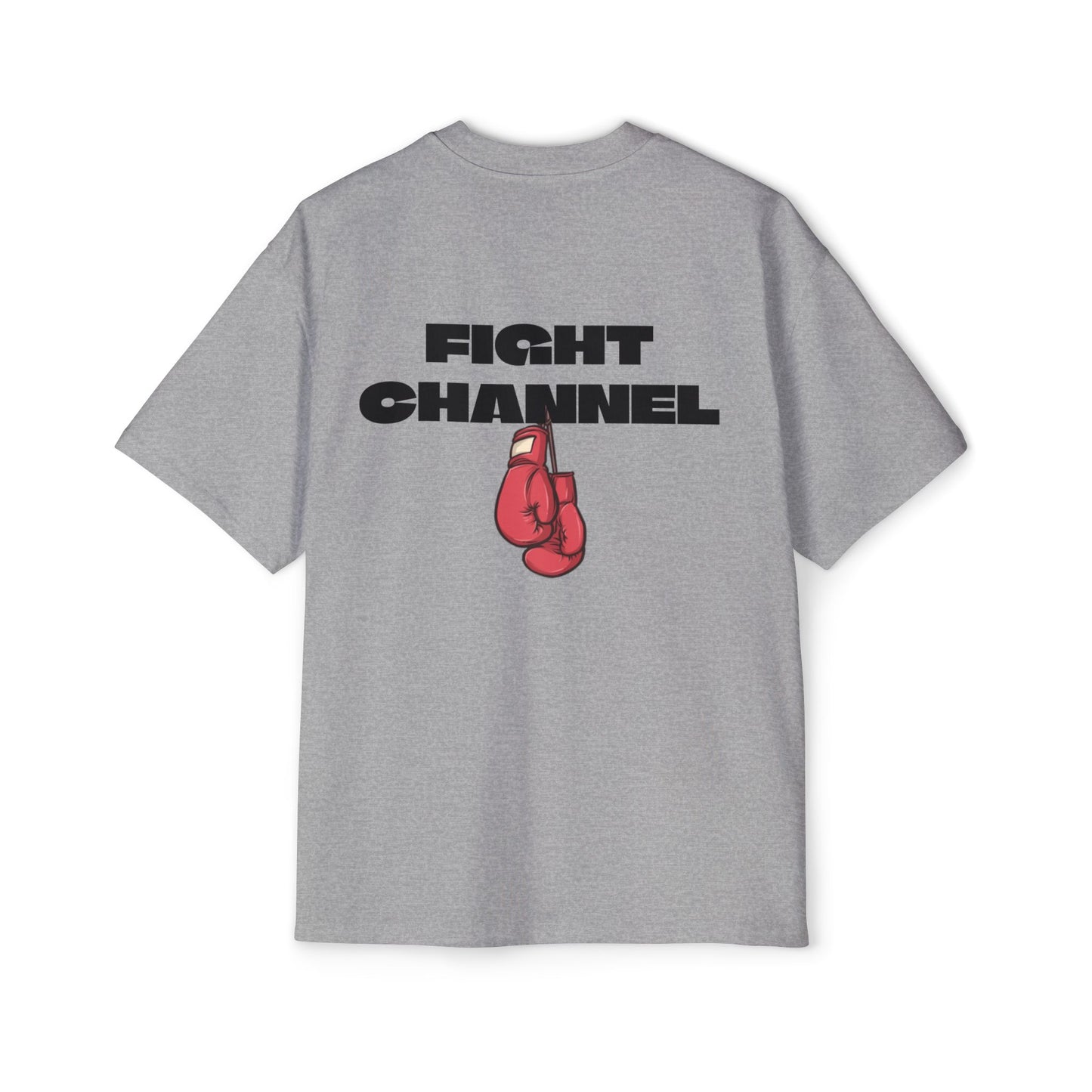 FIGHT CHANNEL Men's Heavy Oversized Tee