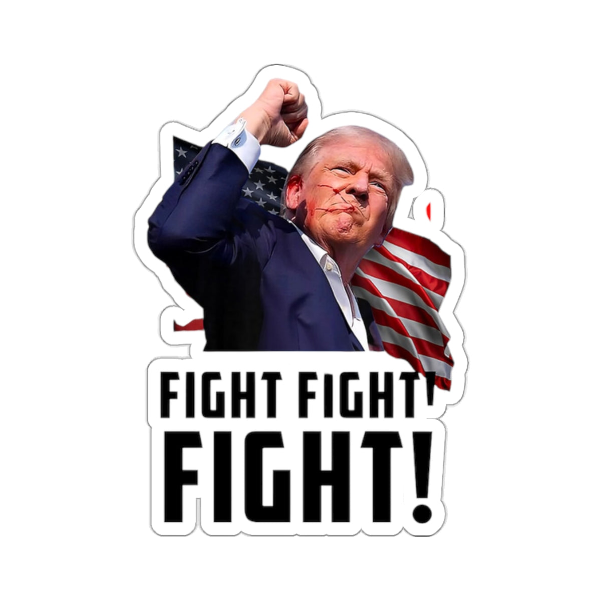 Donald Trump Kiss-Cut Stickers