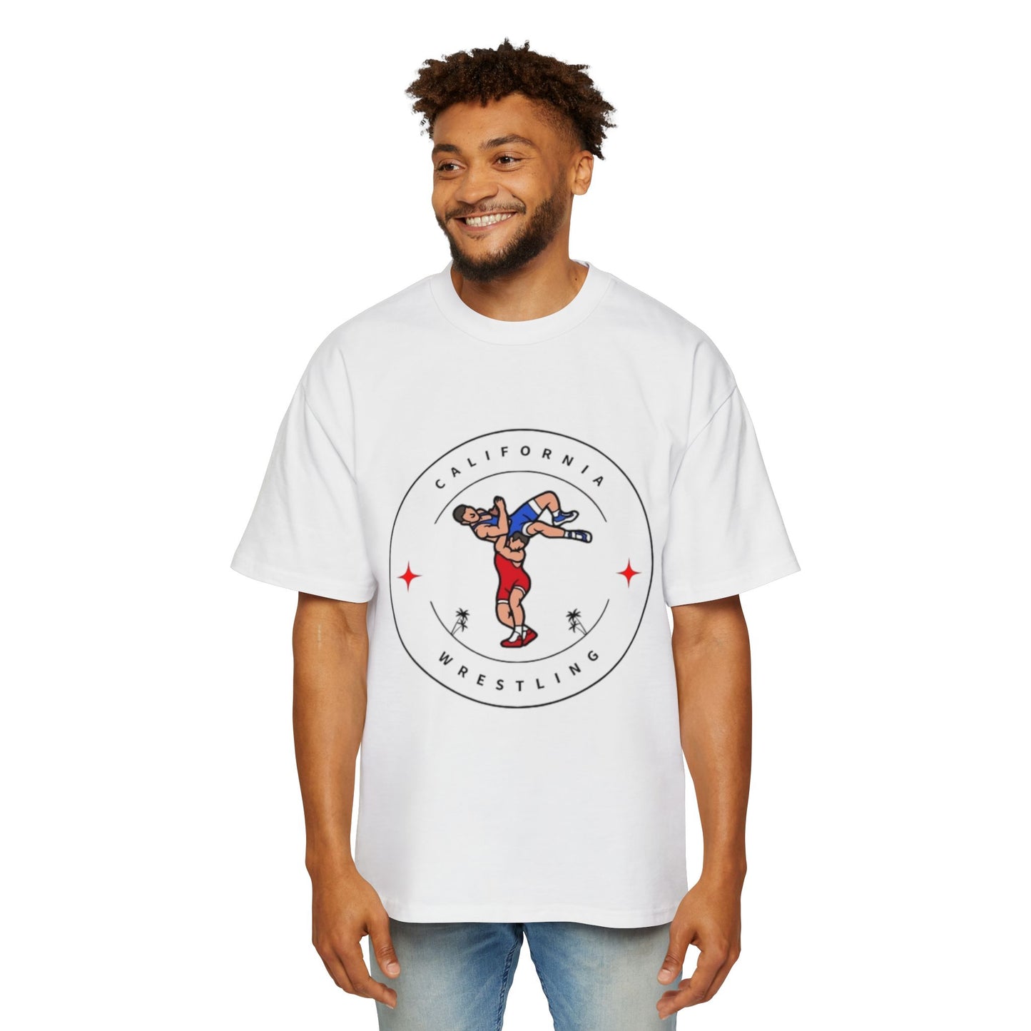 California Wrestling Men's Heavy Oversized Tee