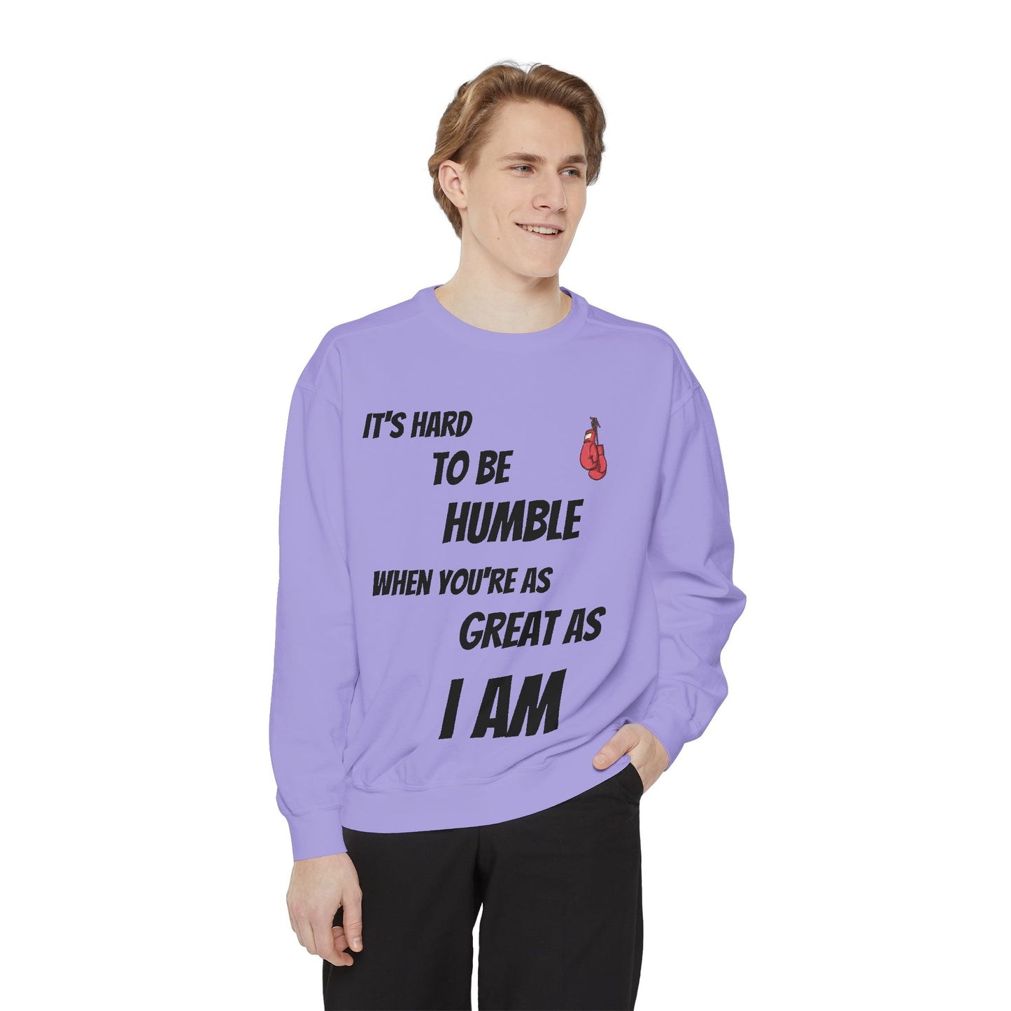 Muhammed Ali Unisex Garment-Dyed Sweatshirt