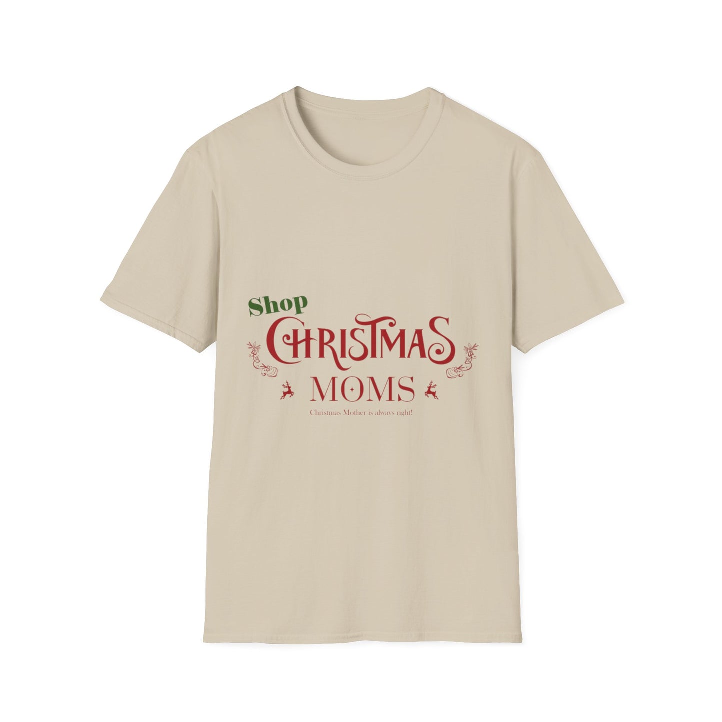 Shop Christmas Moms Unisex Softstyle T-Shirt