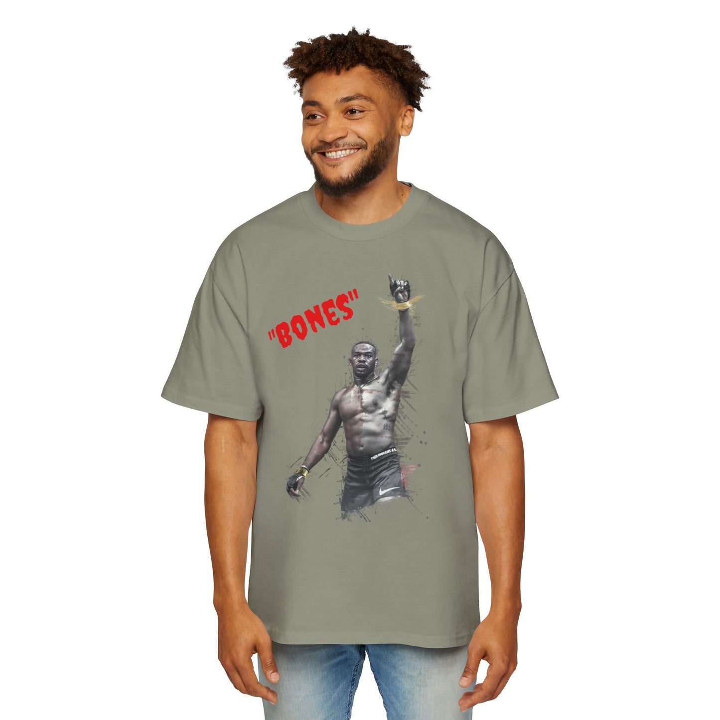 Jon 'Bones' Jones Men's Heavy Oversized Tee