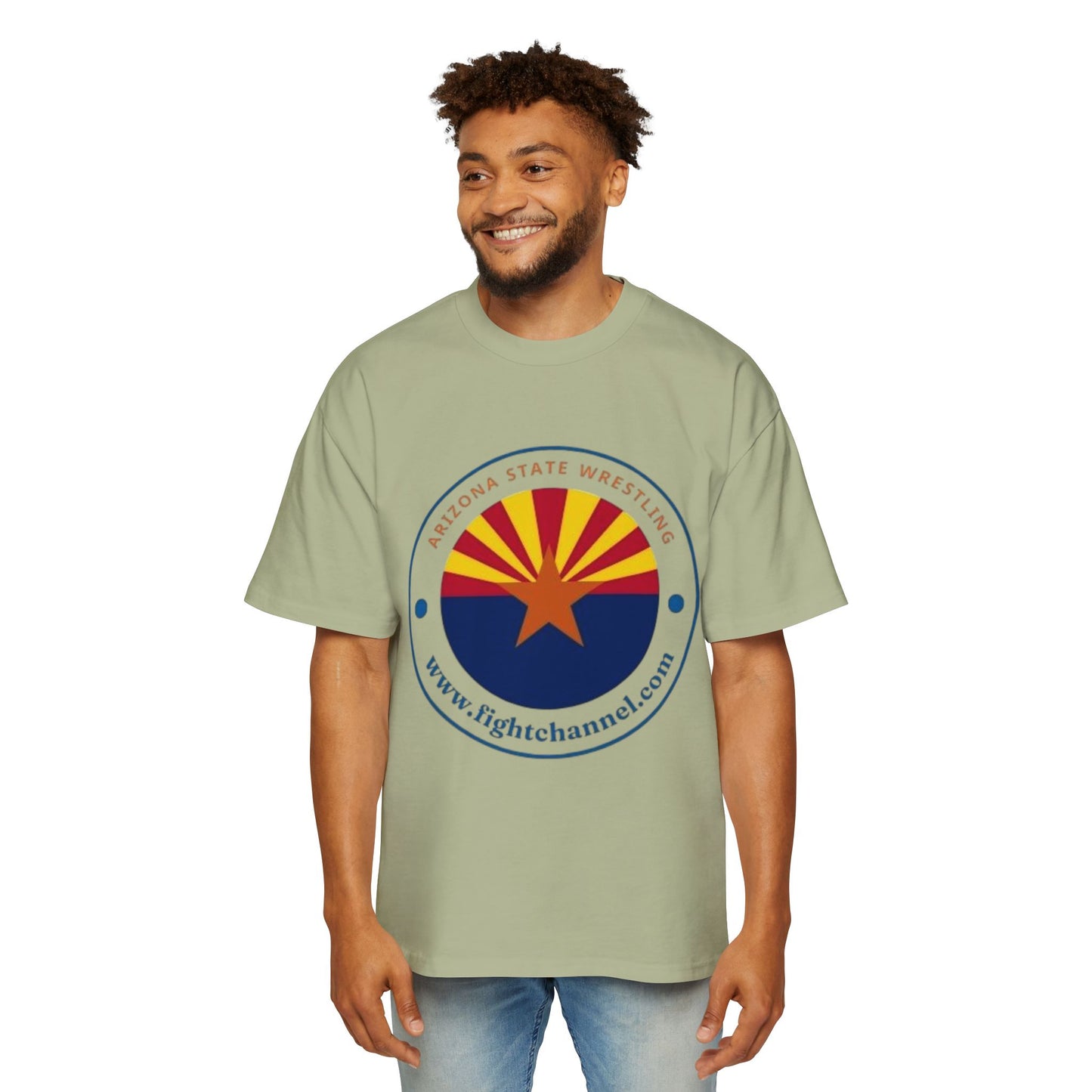 Arizona Wrestling Men's Heavy Oversized Tee