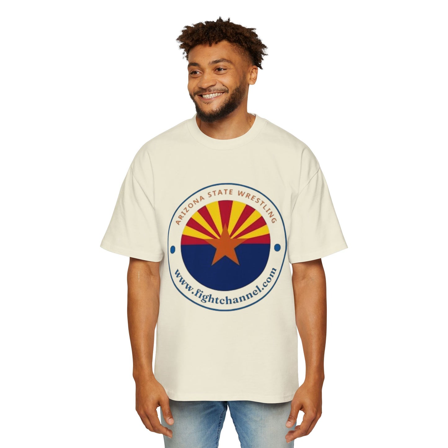 Arizona Wrestling Men's Heavy Oversized Tee