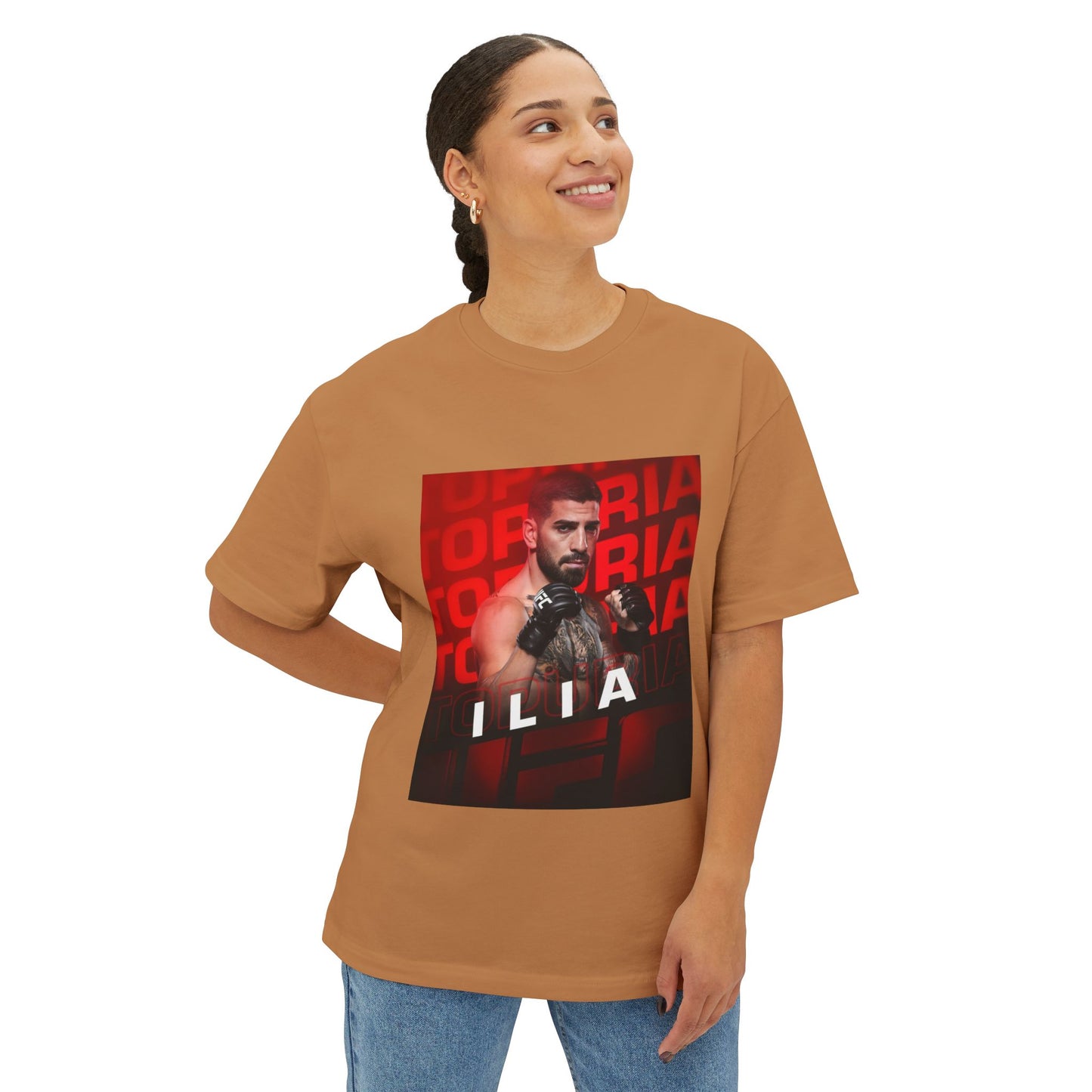 Ilia Topuria Unisex Oversized Boxy Tee