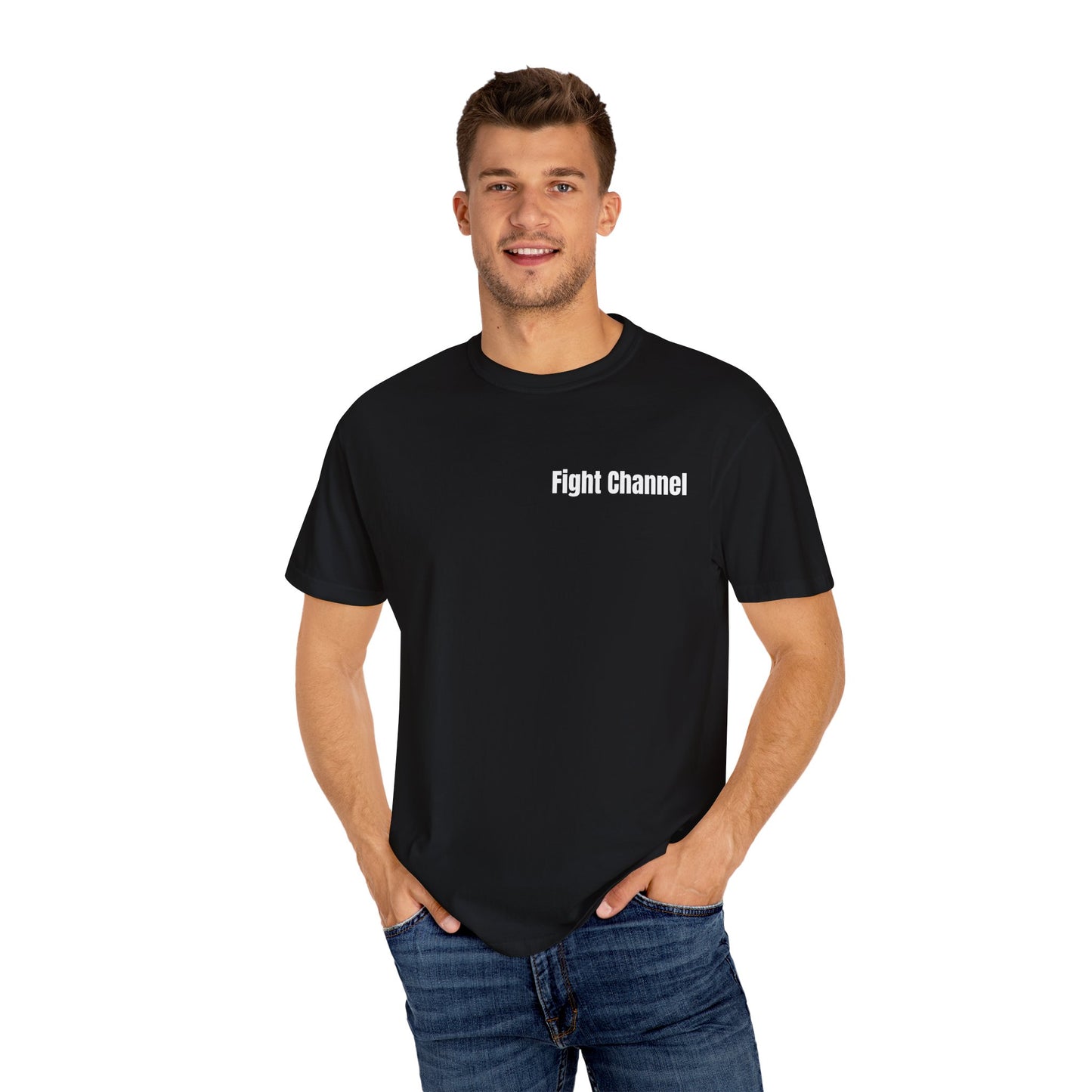 Fight Channel Roman Reigns Unisex Garment-Dyed T-shirt