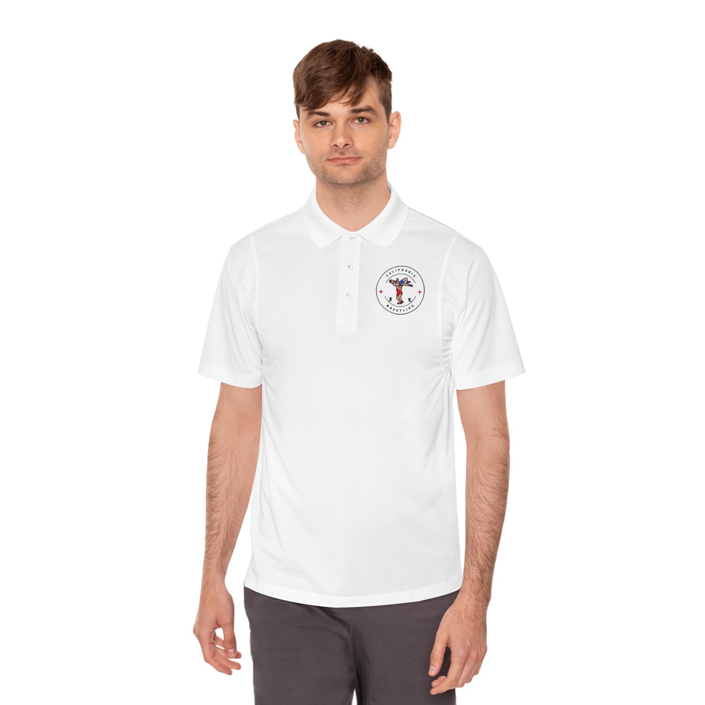 California Wrestling Men's Sport Polo Shirt