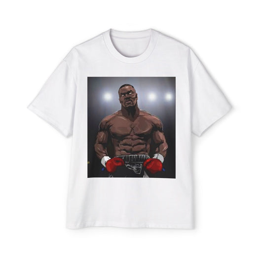 Mike Tyson Fight Channel Men's Heavy Oversized Tee